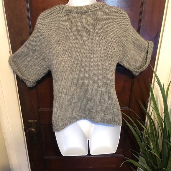 Kaisley Short Sleeve Gray Cardigan - Picture 3 of 3